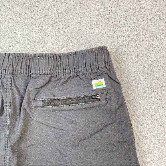 Vuori Gray Ripstop Drawstring Shorts 8” Inseam Men’s Size S Small - Picture 5 of 8
